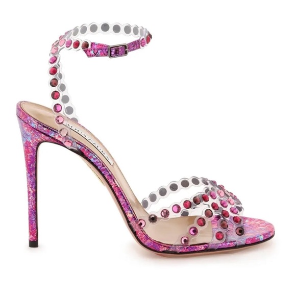 Aquazzura Pink Tequila 105 Sandals